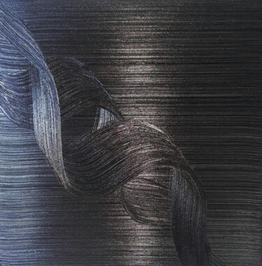 绘画 标题为“huile tableau conte…” 由Steivan Loundou, 原创艺术品, 油 安装在木质担架架上