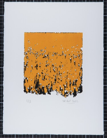Printmaking titled "Eau-forte 04. Noir/…" by Jean Kittel, Original Artwork, Etching