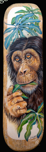 Painting titled "Loango" by Bérengère Labarthe (Lab-Art), Original Artwork, Acrylic
