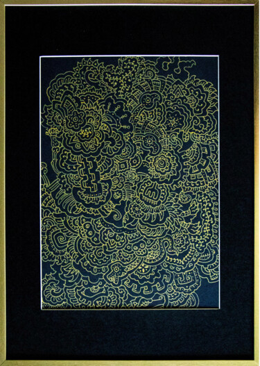 图画 标题为“mécanique des fleurs” 由Maximilien Dhumerelle (Max Dhum), 原创艺术品, 标记