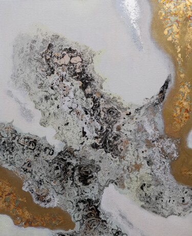 绘画 标题为“Snow on Desert Surf…” 由Lynda Rosemarie Stevens, 原创艺术品, 丙烯