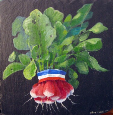 La FRANCE sur L'OISE mon arts 2010  "ARDOISES RADIS"