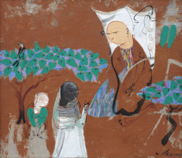 Dunhuang. The Origins of the Ancestors 绘画 标题为“Dunhuang. The Origi…” 由Lekim Ibragimov, 原创艺术品, 油