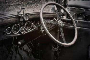Fotografia zatytułowany „Steering Wheel II” autorstwa Eric Vadé, Oryginalna praca, Fotografia cyfrowa