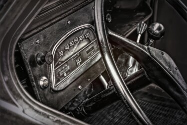 Fotografia zatytułowany „Steering Wheel VI” autorstwa Eric Vadé, Oryginalna praca, Fotografia cyfrowa