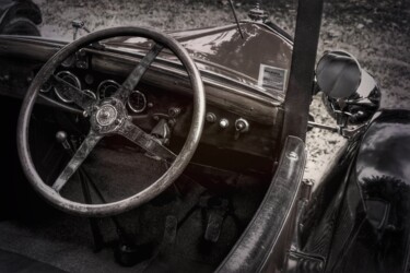 Fotografia zatytułowany „Steering Wheel VII” autorstwa Eric Vadé, Oryginalna praca, Fotografia cyfrowa