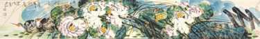 Lotus pond and clear dew 禅心荷香 （No.1690202495)