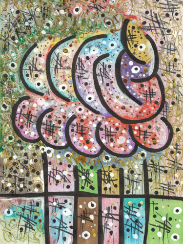 Peinture intitulée "LaCaze" par Nicolas Bernié, Œuvre d'art originale, Acrylique