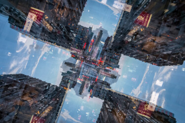 Photography titled "Skyscrapers nebula…" by Sergio Capuzzimati, Original Artwork, Digital Photography