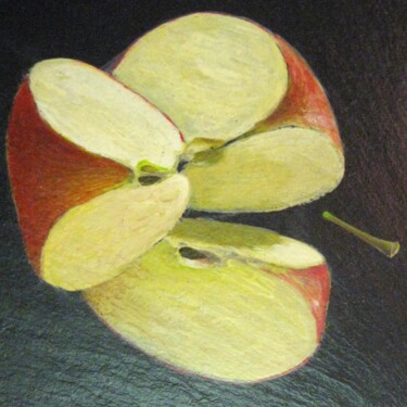 Sur mes ardoises quelques pommes