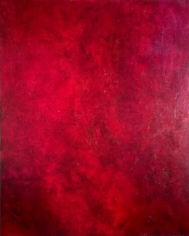 Painting titled "Incandescence" by Emmanuelle Biscara, Original Artwork, Acrylic Mounted on Wood Stretcher frame
