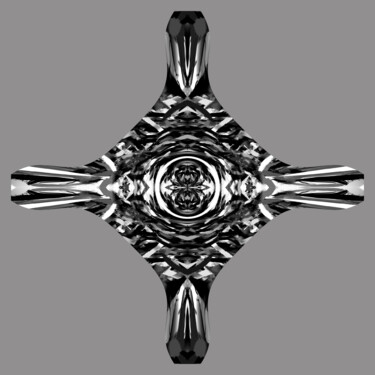 Digital Arts με τίτλο "Medallion #1652" από Jeb Gaither, Αυθεντικά έργα τέχνης, 2D ψηφιακή εργασία