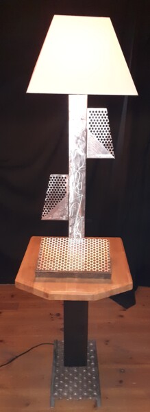 Sculpture intitulée "LISEUSE" par Michel Gomez, Œuvre d'art originale, Métaux