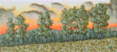 Une ode au crépuscule Peinture intitulée "Une ode au crépuscu…" par Bruno Lemasson, Œuvre d'art originale, Acrylique
