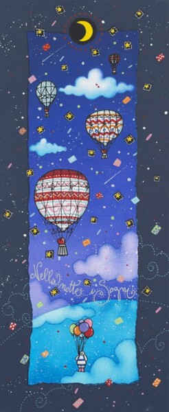 印花与版画 标题为“NELLA NOTTE I SOGNI” 由Andrea Agostini, 原创艺术品, 丝网印刷