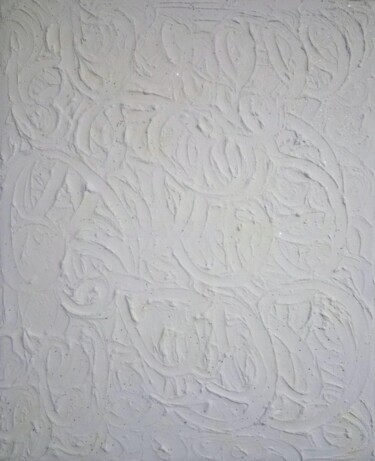 tableau Blanc Peinture intitulée "tableau Blanc" par Robin Dubois (le CHAT), Œuvre d'art originale, Acrylique Monté sur Châssis en bois