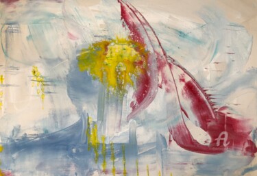 Peinture intitulée "Connexion" par Laurence Thomas-Thiebau, Œuvre d'art originale, Acrylique