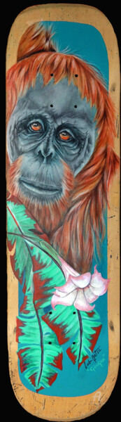 Painting titled "Ginger" by Bérengère Labarthe (Lab-Art), Original Artwork, Acrylic