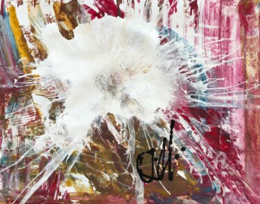 Peinture intitulée "Cerise" par Laurence Thomas-Thiebau, Œuvre d'art originale, Acrylique