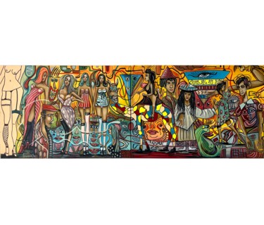 绘画 标题为“Diptych.  Original.…” 由Benjaminart, 原创艺术品, 油