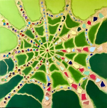 Painting titled "UNITY" by Vera Klimova, Original Artwork, Oil