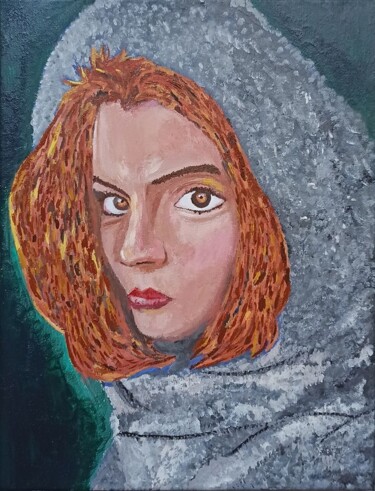 Pittura intitolato "The beauty in the e…" da Maria Galan, Opera d'arte originale, Olio