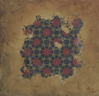 Painting titled "Azulejería II" by Juan José Molina Gallardo, Original Artwork, Oil