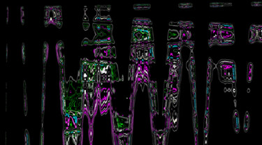 Digital Arts titled "Digital Abstract No…" by Shahriar Aghakhani, Original Artwork, Digital Painting