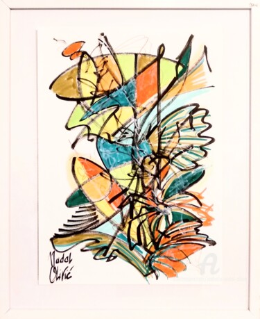 Dessin intitulée "COLLECTION STREETAR…" par Nathalie Nadal-Olivié, Œuvre d'art originale, Marqueur Monté sur Panneau de bois