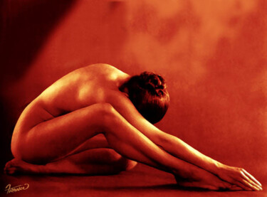 Digital Arts titled "Ecstacy At Rest" by Moreno Franco, Original Artwork, Gouache
