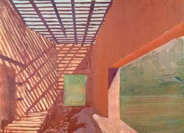 Painting titled ""opportunity to obs…" by Sergio Kovalov, Original Artwork, Acrylic