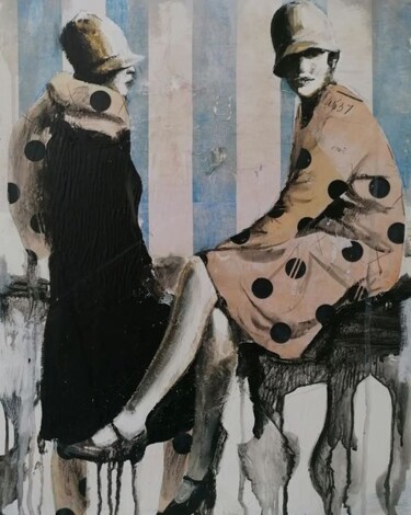 Pittura intitolato "INVERNO A POIS" da Chiara Napolitano, Opera d'arte originale, Acrilico