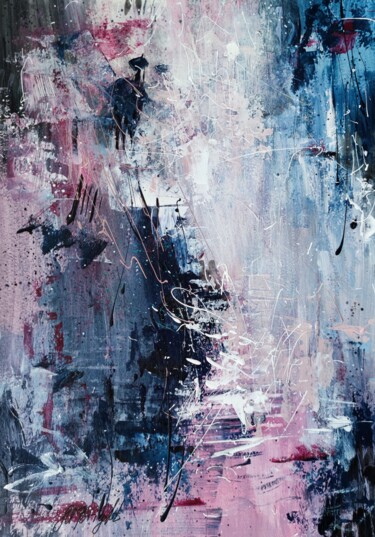 Abstraction 61 Painting titled "Abstraction 61" by Masha Bright, Original Artwork, Acrylic