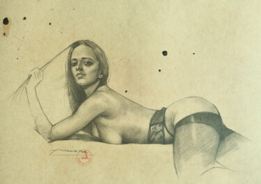 NOT Drawing titled "NOT" by Hongtao Huang, Original Artwork, Pencil