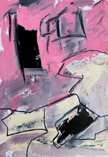 Painting titled "Abstract 17" by Mariia Fedorova, Original Artwork, Oil