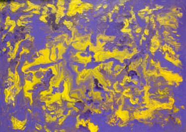 Painting titled "Abstract fluid art…" by Irina Afonskaya, Original Artwork, Acrylic Mounted on Wood Stretcher frame