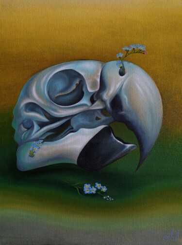 Peinture intitulée "Don't forget the Bl…" par Anna Shabalova, Œuvre d'art originale, Huile Monté sur Carton