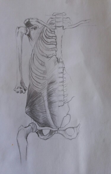 Painting titled "Pi3" by Sam Keusseyan, Original Artwork, Pencil