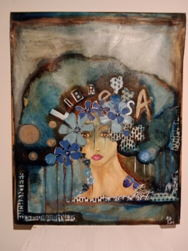 Peinture intitulée "J'ai fait un rêve" par Isabelle Merle, Œuvre d'art originale, Huile
