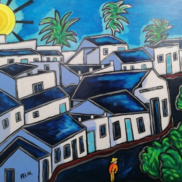 Peinture intitulée "Back in time." par Marc Felix, Œuvre d'art originale, Acrylique Monté sur Châssis en bois