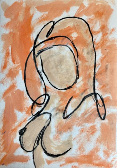 Painting titled "Abstract 18" by Mariia Fedorova, Original Artwork, Oil