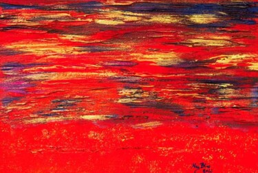 绘画 标题为“After sunset 1” 由Mag Blue, 原创艺术品, 丙烯