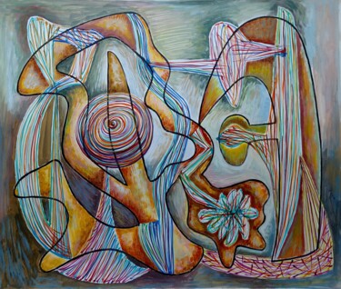 绘画 标题为“Harmony of abstract…” 由Levan Goglidze, 原创艺术品, 彩画