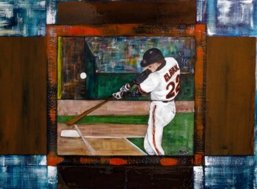 绘画 标题为“Will Clark’s Swing” 由Suzy Martin, 原创艺术品, 丙烯