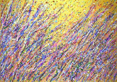 Expression on gold 6 Peinture intitulée "Expression on gold 6" par Iryna Kastsova, Œuvre d'art originale, Acrylique