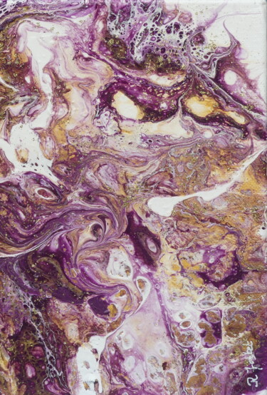 绘画 标题为“Purple octopus” 由Renée Tortet, 原创艺术品, 丙烯