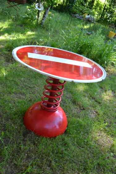 雕塑 标题为“sculpture interdite.” 由Sophie Et Lionel Pardessus, 原创艺术品, 金属
