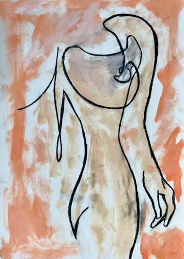 Painting titled "Abstract 19" by Mariia Fedorova, Original Artwork, Oil