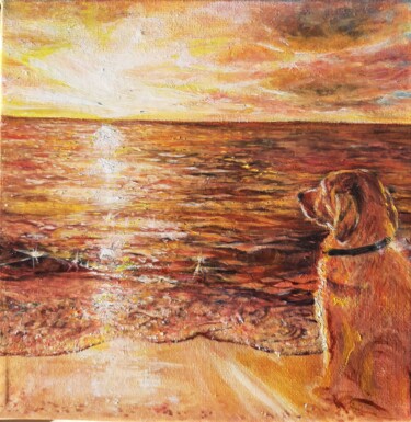 Meditation, relaxation Peinture intitulée "Meditation, relaxa…" par Elena Shchenina, Œuvre d'art originale, Huile