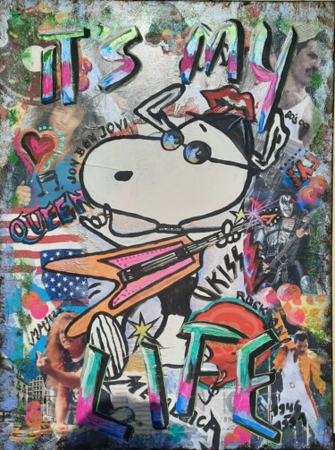Painting titled ""It´s  My Life"" by Martina Marten, Original Artwork, Acrylic